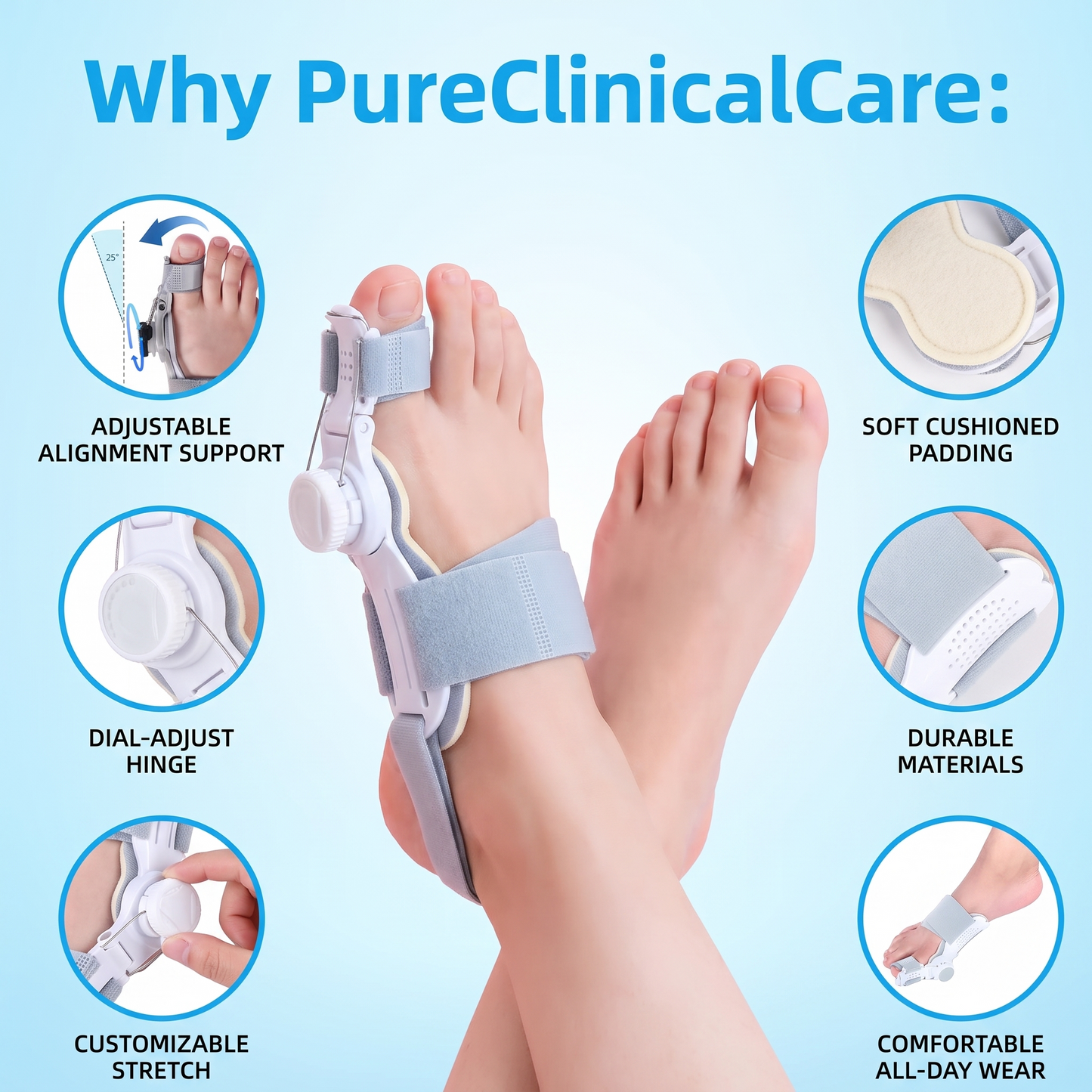 PureClinicalCare Bunion Corrector Brace